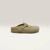 BIRKENSTOCK Sabots Boston Suede Leather Pour Femmes