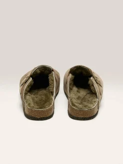 BOSABO Sabots En Velours Taupe