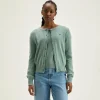 Cardigan Col Rond Giwes