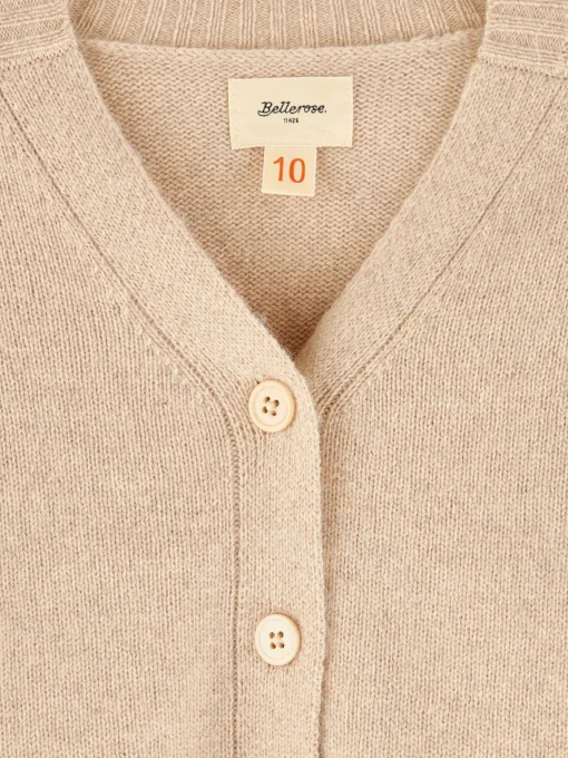Cardigan Col V Gimp