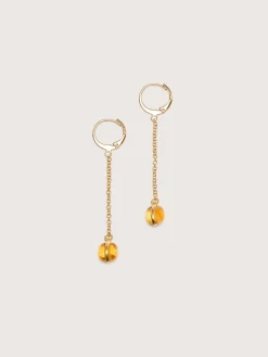 HELENA ROHNER Boucles D'oreilles Drop Citrine