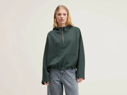 Hoodie à Manches Larges Tates