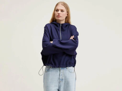 Hoodie à Manches Larges Tates