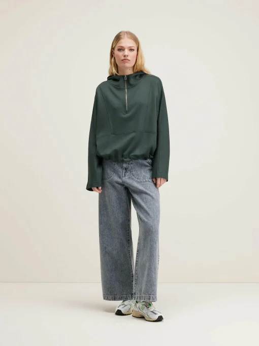 Hoodie à Manches Larges Tates
