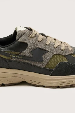 STEPNEY WORKERS CLUB Amiel S-Strike Geo-Merged Pour Homme