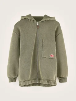 Sweatshirt à Capuche Zippé Farino