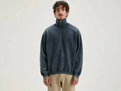 Sweatshirt Col Zippé Fabro