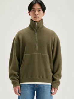 Sweatshirt Col Zippé Mabro