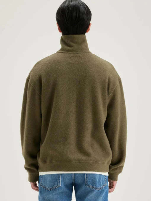 Sweatshirt Col Zippé Mabro